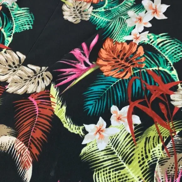 Christopher banks flowers and ferns hawaiian midi skirt, 16 - Picture 4 of 6